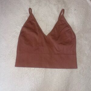 Bozzolo Rust V-Neck Camisole
